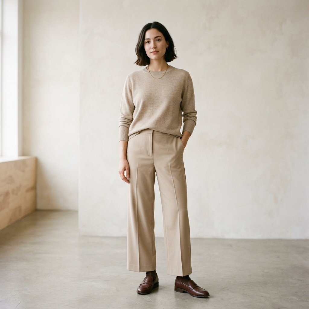 Minimalist Loafer Outfit Ideas