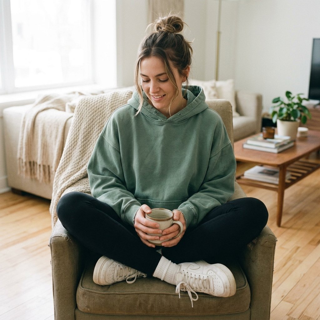 Oversized Hoodie and Leggings Outfit Ideas