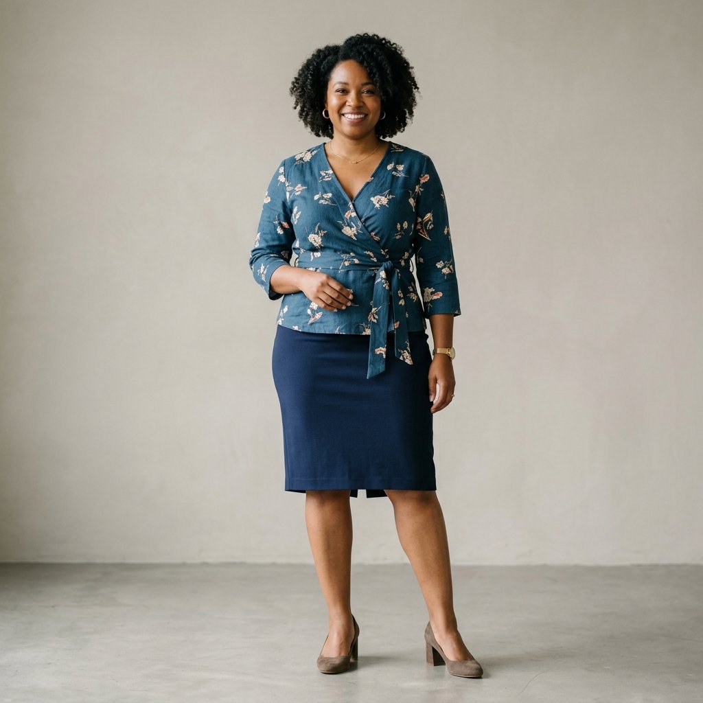 Plus Size Pencil Skirt Outfit Ideas