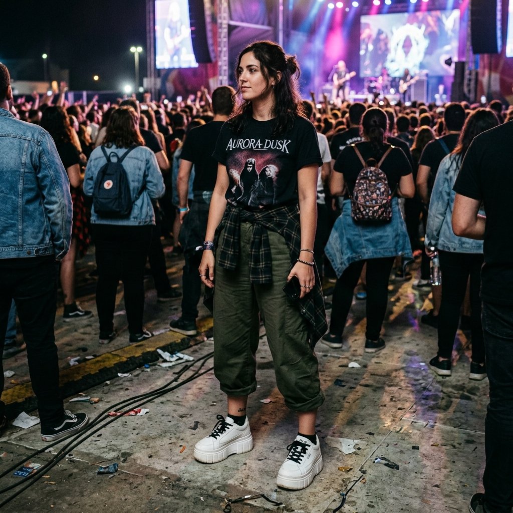 33 Bad Bunny Concert Outfit Ideas: A Complete Style Guide 33 Platform Sneakers Bad Bunny Concert Outfit Ideas