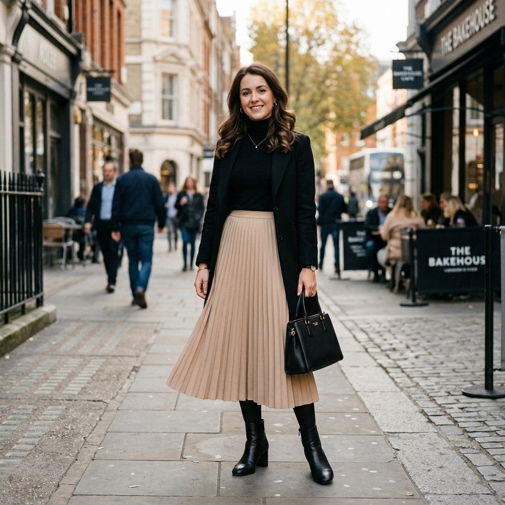 32 Midi Skirt Outfits Ideas That Are Pure Pinterest Gold 2 Pleated Midi Skirt Outfits Ideas