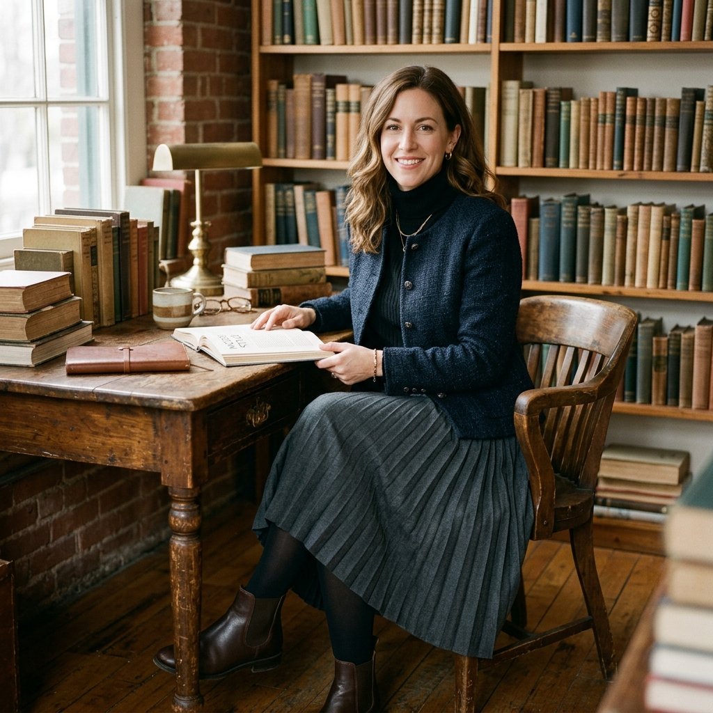 32 Dark Academia Outfits Ideas for a Timeless, Bookish Wardrobes 7 Pleated Skirt Outfit Ideas