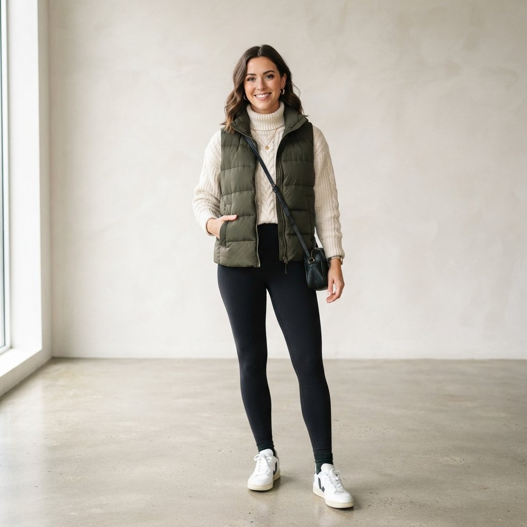 Puffer Vest Outfit Ideas