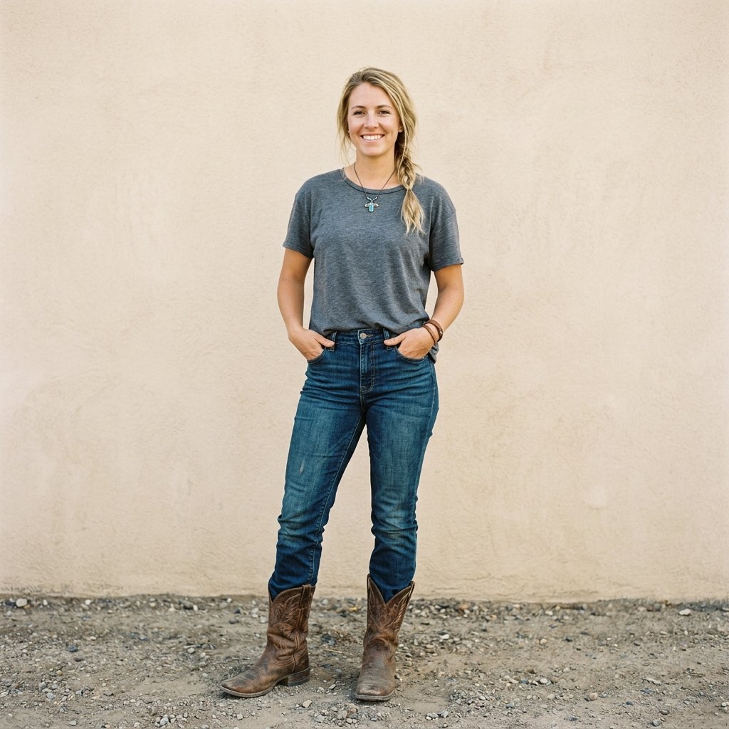 Comfortable Rodeo Outfit Idea