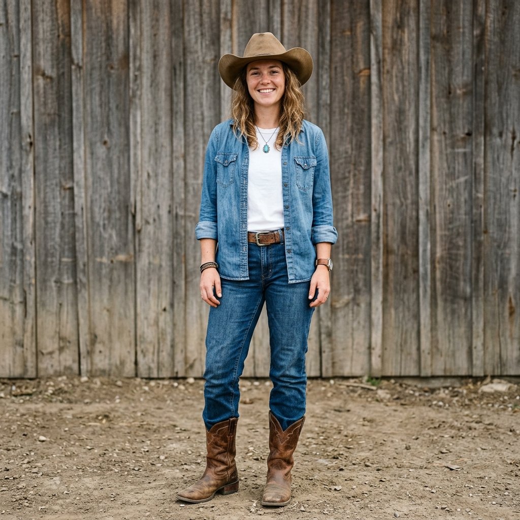 Rodeo Outfit Idea on a Budget