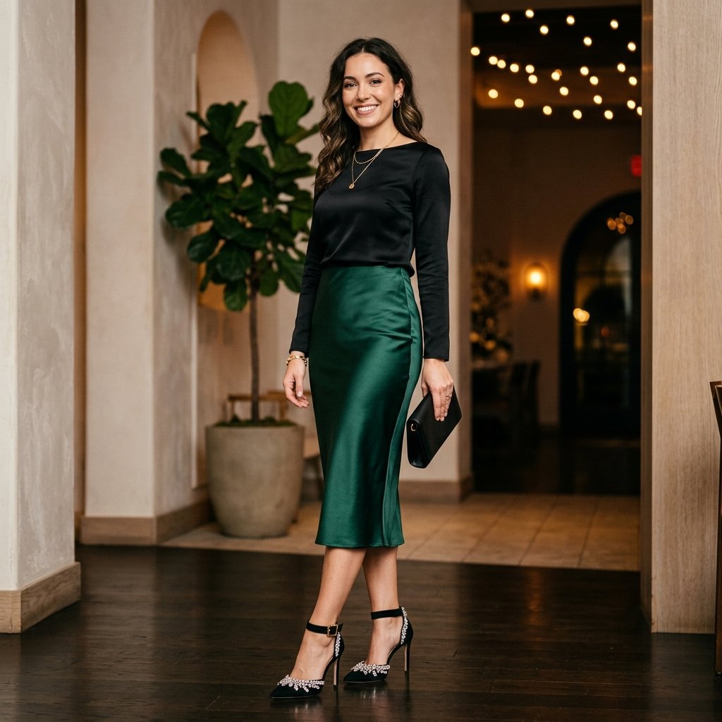 Date Night Pencil Skirt Outfit Ideas