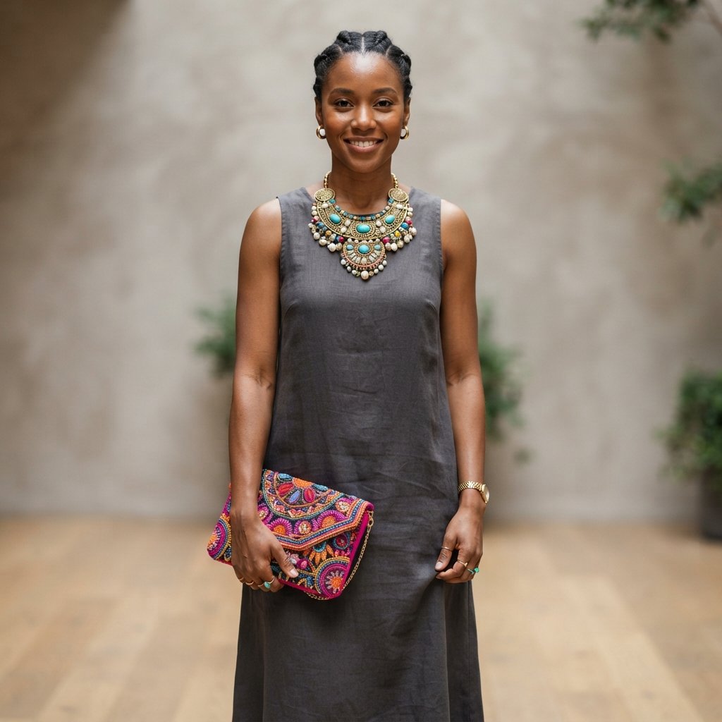 30 Baby Shower Outfit Ideas That Are Perfect for a Stylish Celebration 21 Statement Accessory Outfit Ideas
