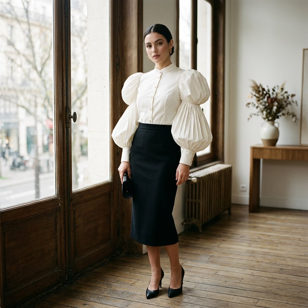 Statement Sleeve Blouse Ideas