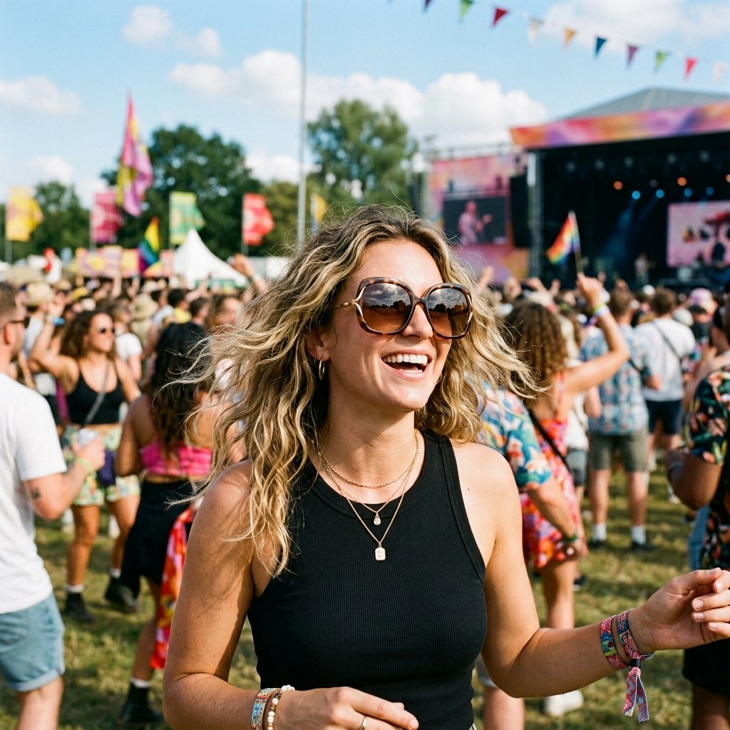 Statement Sunglasses Concert Ideas