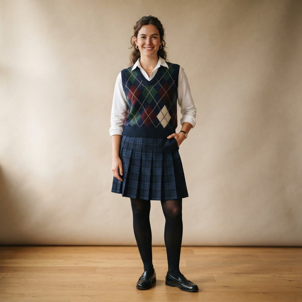Sweater Vest Outfit Ideas