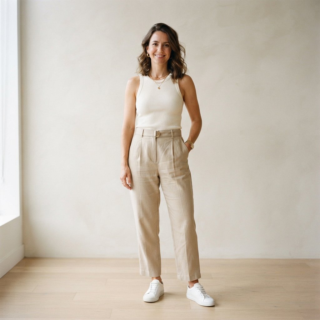 Ribbed Tank Top Outfit Ideas