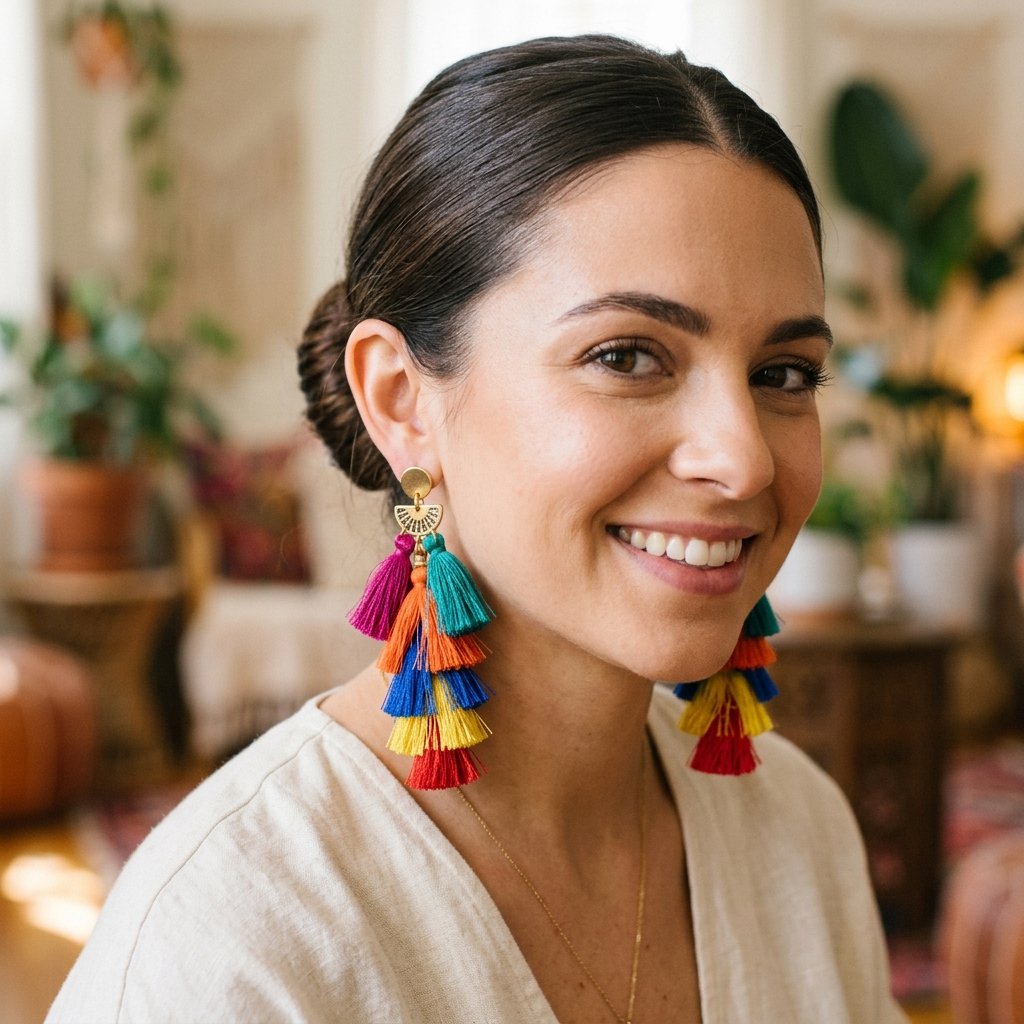 Tassel Earrings Outfit Ideas