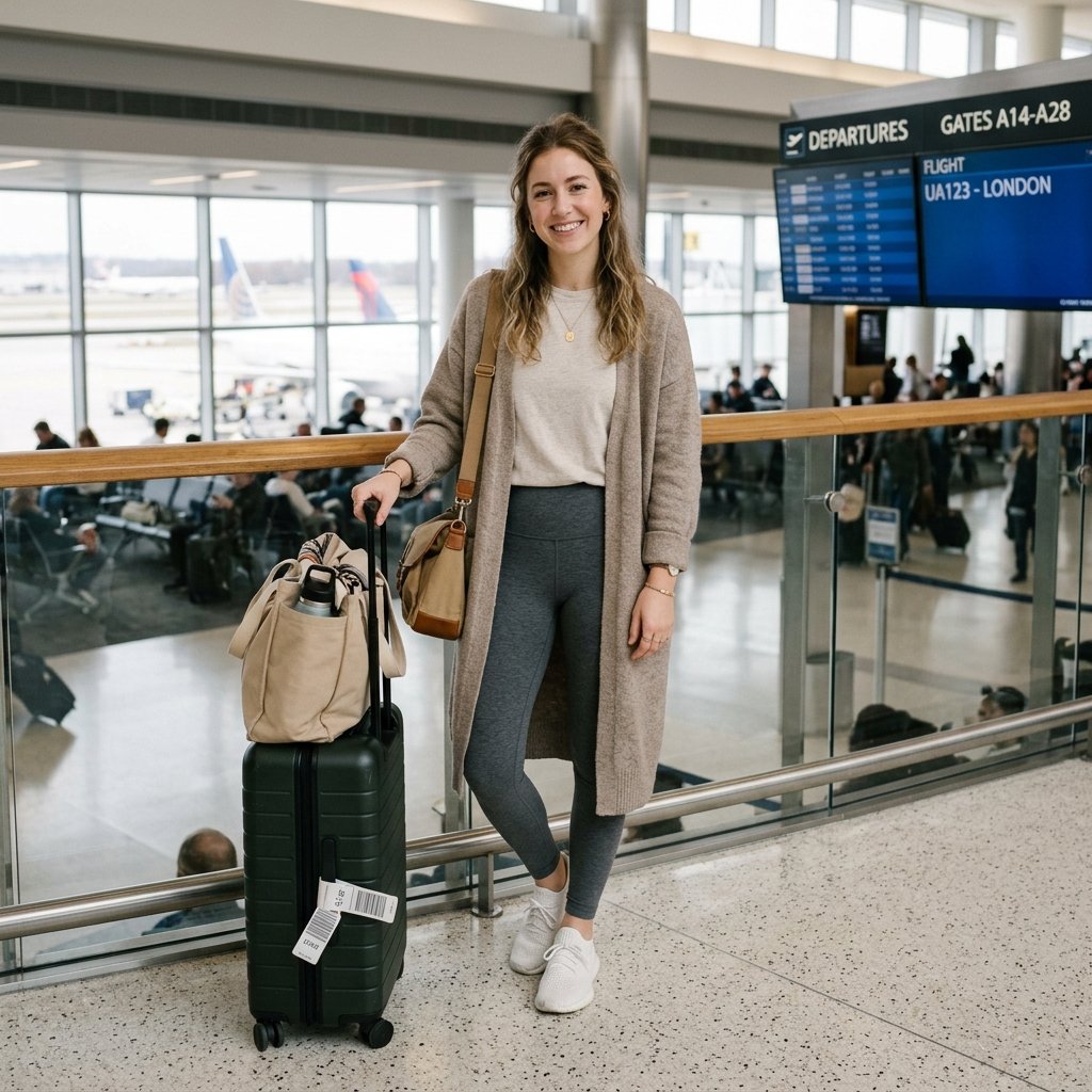 Leggings Travel Outfit Ideas