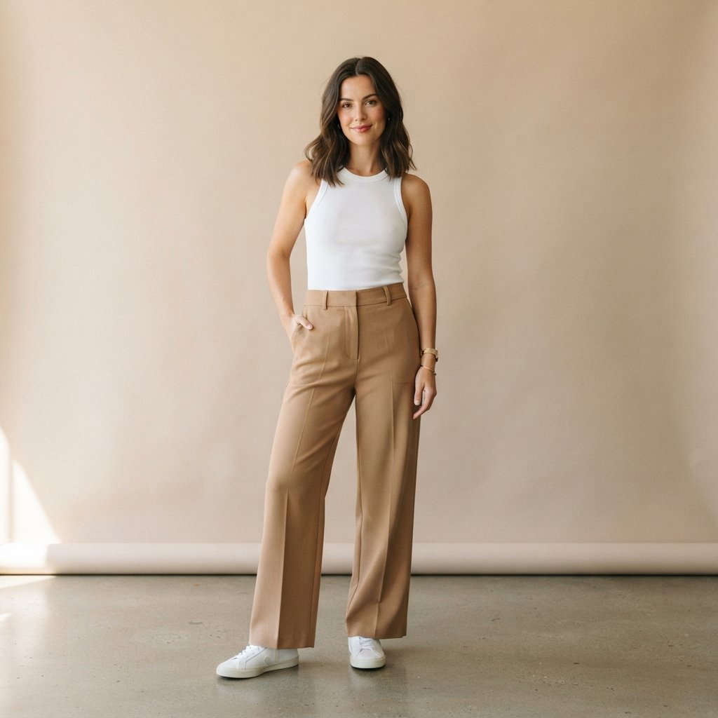 Wide Leg Trouser Outfit Ideas