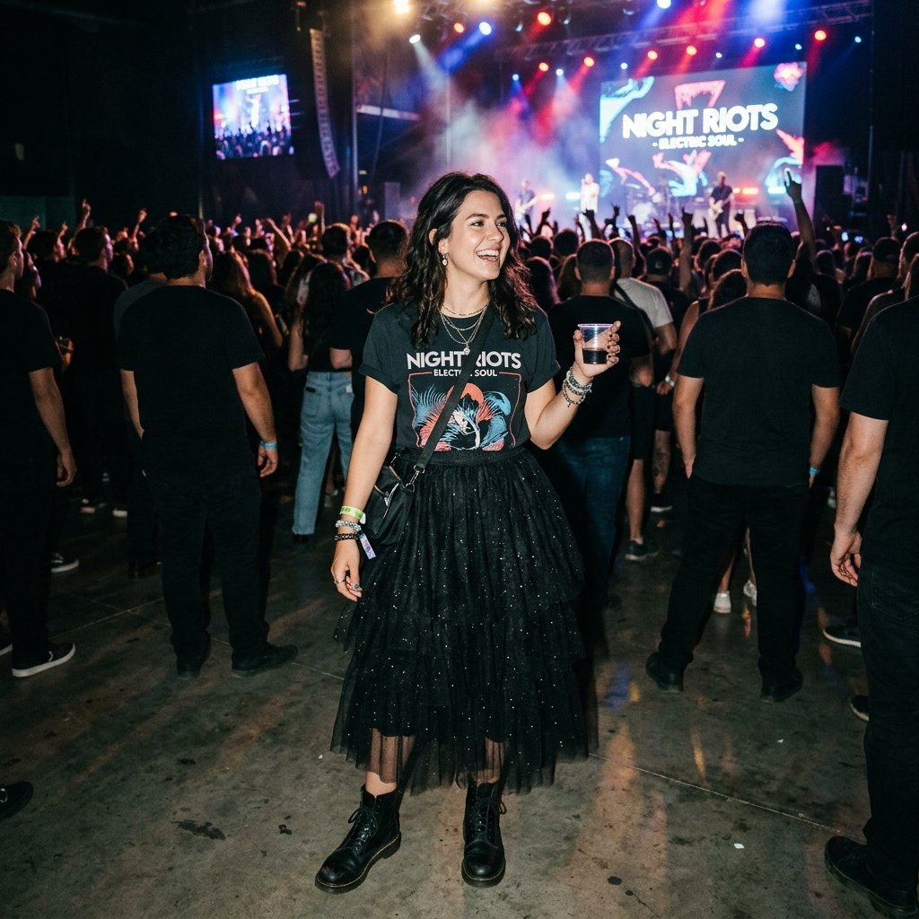 33 Olivia Rodrigo Concert Outfits: A Complete Style Guide 29 Tulle Skirt Concert Idea