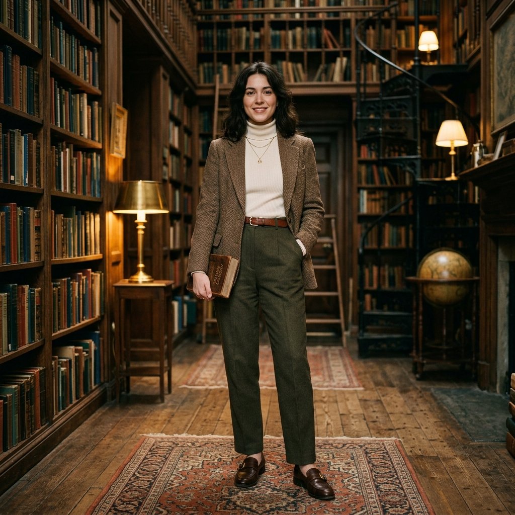 32 Dark Academia Outfits Ideas for a Timeless, Bookish Wardrobes 2 Vintage Blazer Outfit Ideas