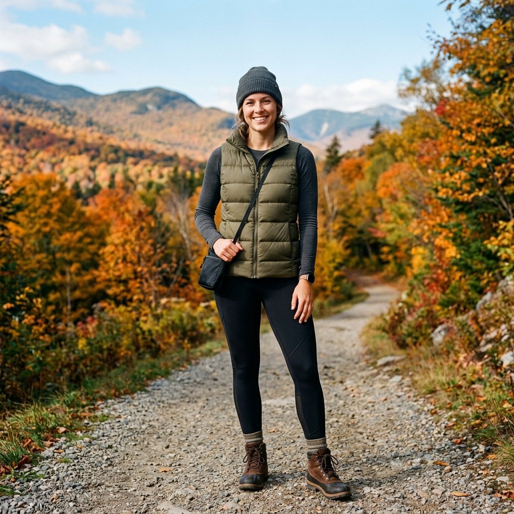 Leggings and Vest Outfit Ideas
