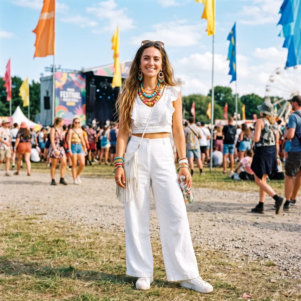 All White Concert Outfit Ideas