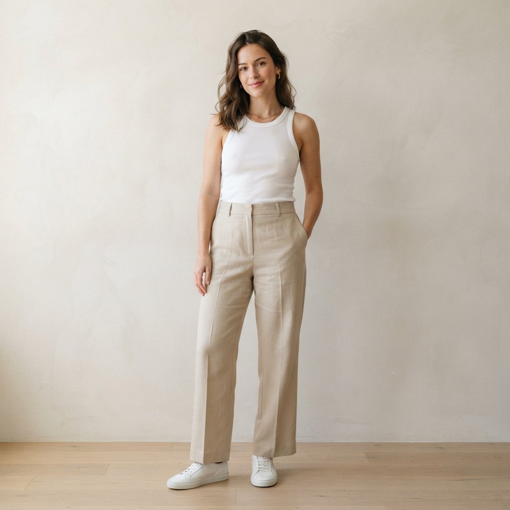 Minimalist Tank Top NYC Summer Outfits