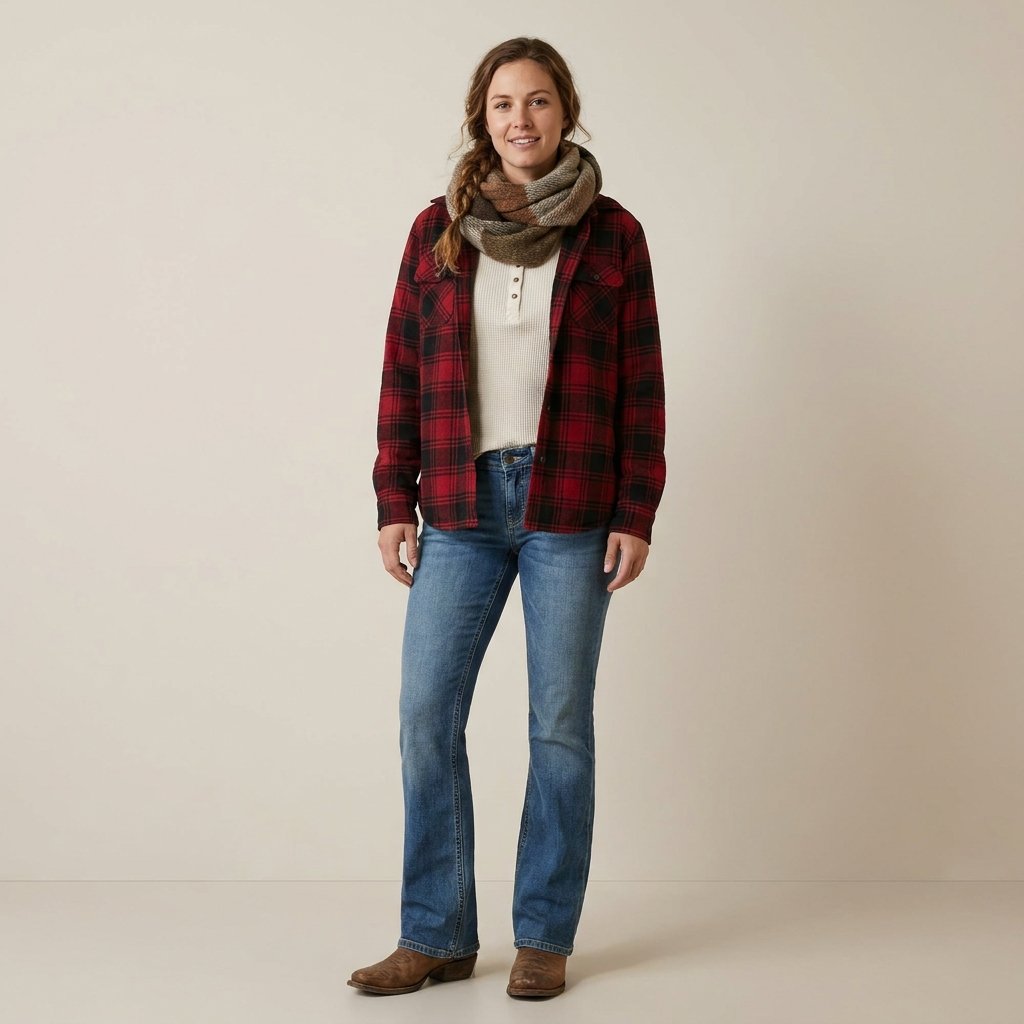 Winter Rodeo Outfit Idea