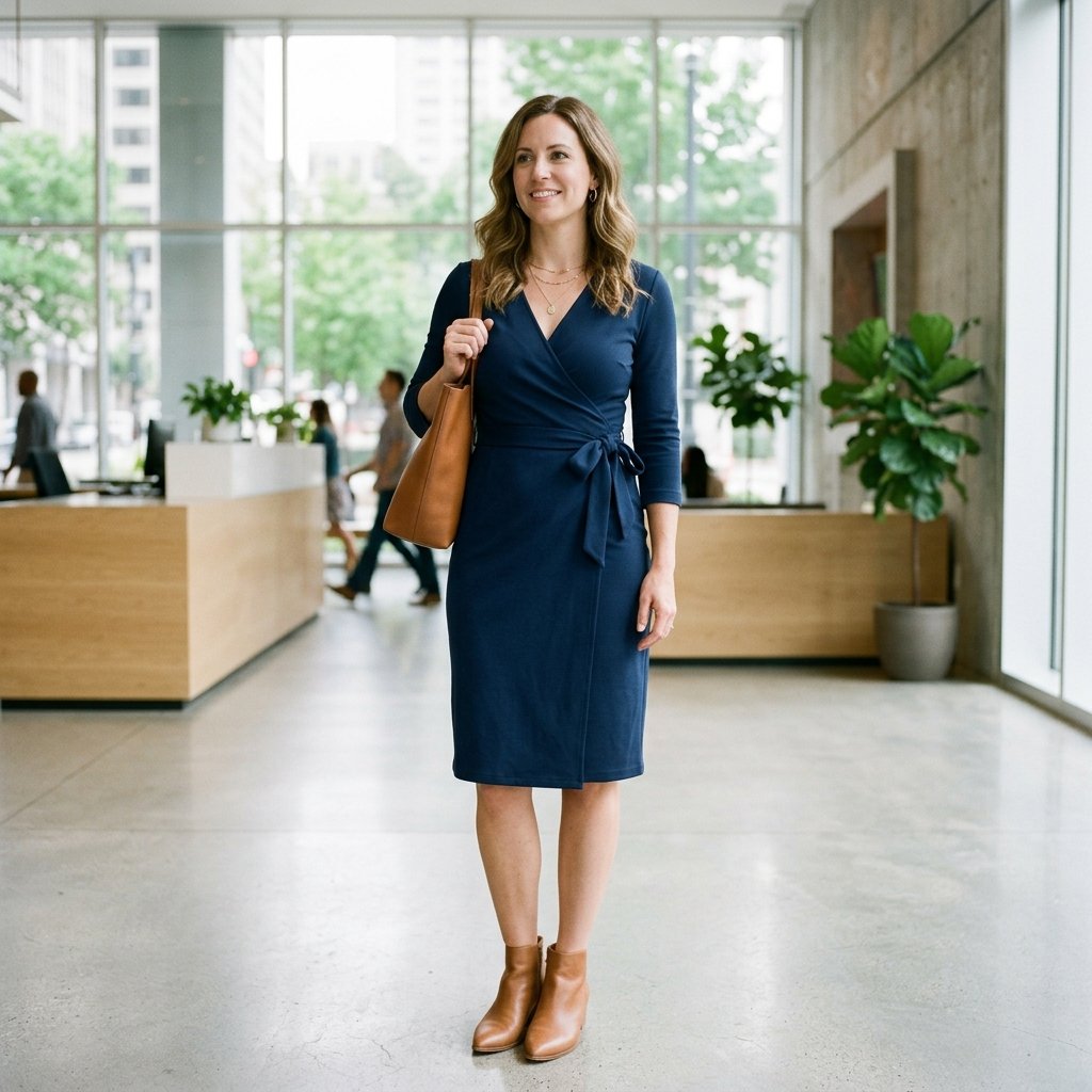 Wrap Dress Outfit Ideas