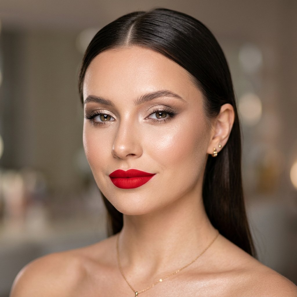 Bold Lip and Glam Makeup Ideas