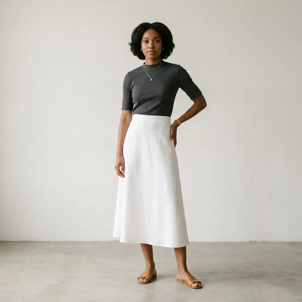 32 White Skirt Outfits Ideas for Every Season & Occasion 30 Minimalist White Skirt Ideas