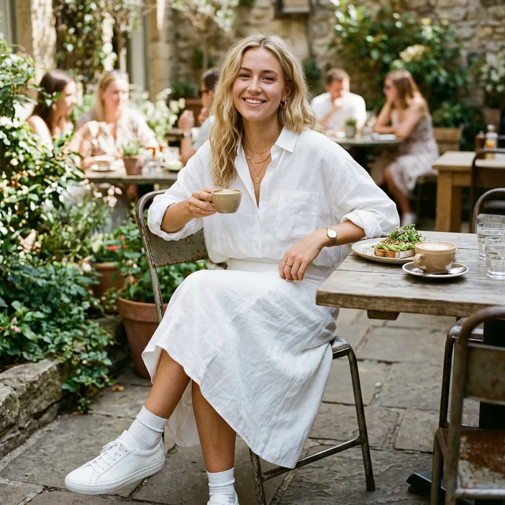 32 White Skirt Outfits Ideas for Every Season & Occasion 16 White Skirt Outfits and Oversized Shirt Ideas
